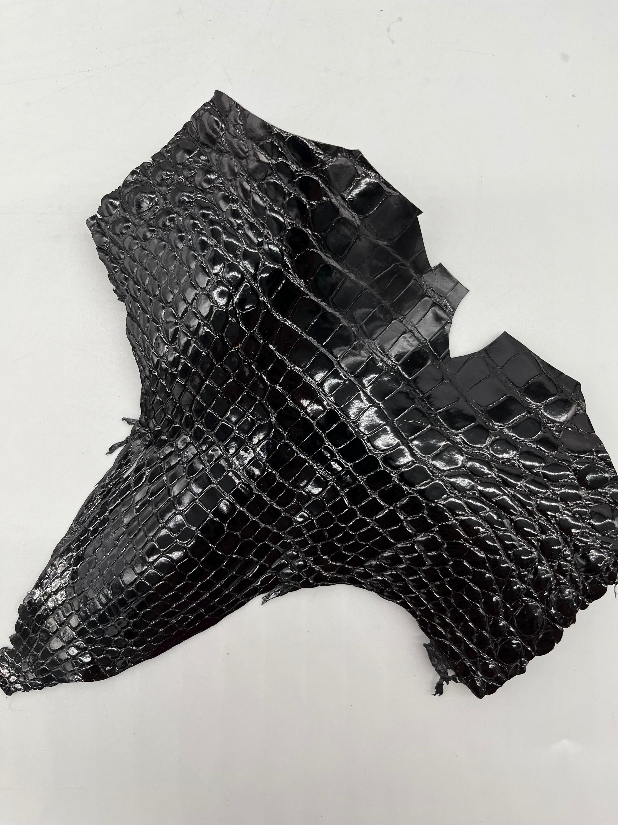 Lot de 20 têtes d’alligator noir brillant