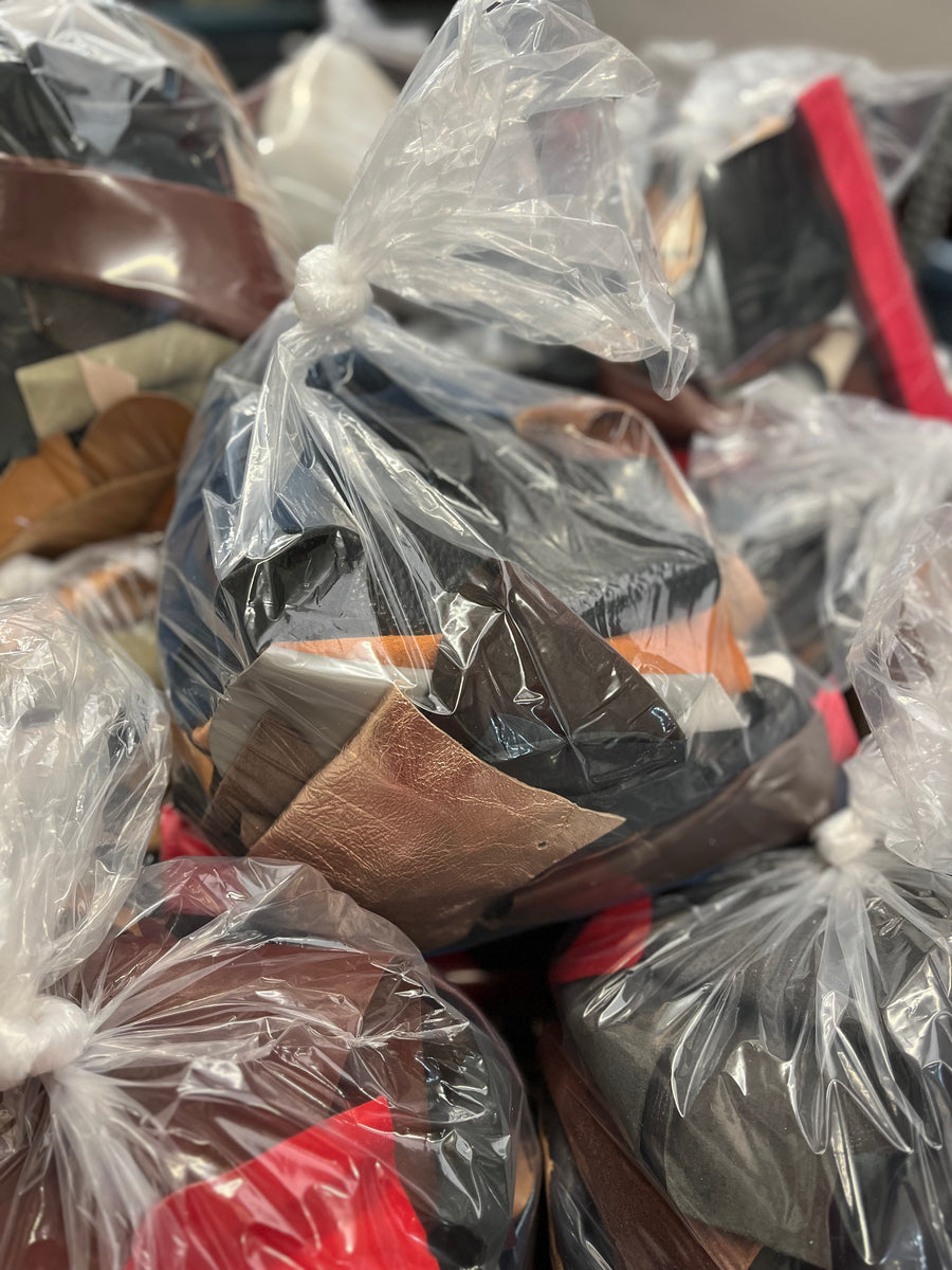 Sac de chutes 2kg de cuirs traditionnels