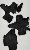 Lot de 20 têtes d’alligator noir mat