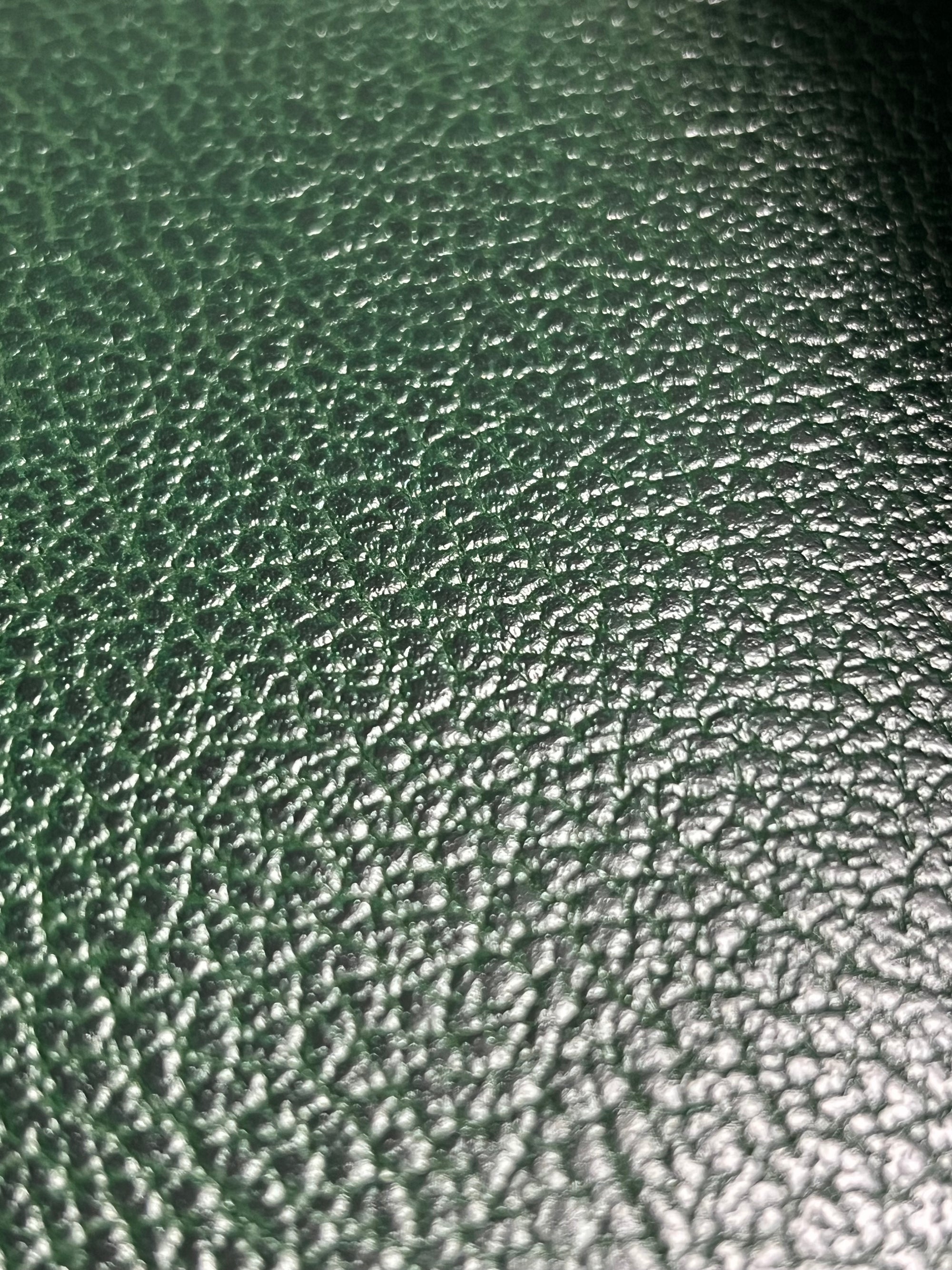 Cuir de chèvre vert sapin