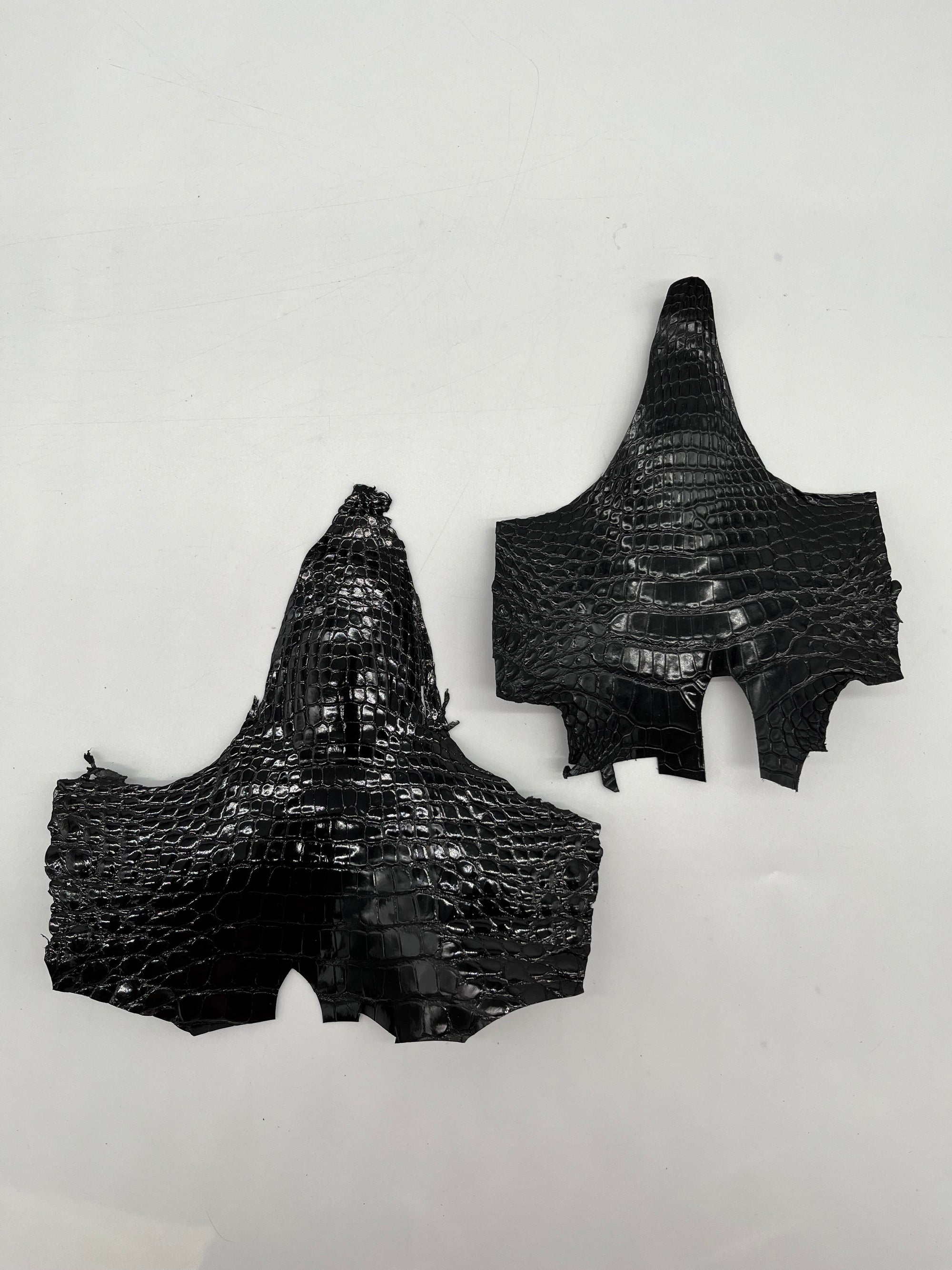 Lot de 20 têtes d’alligator noir brillant