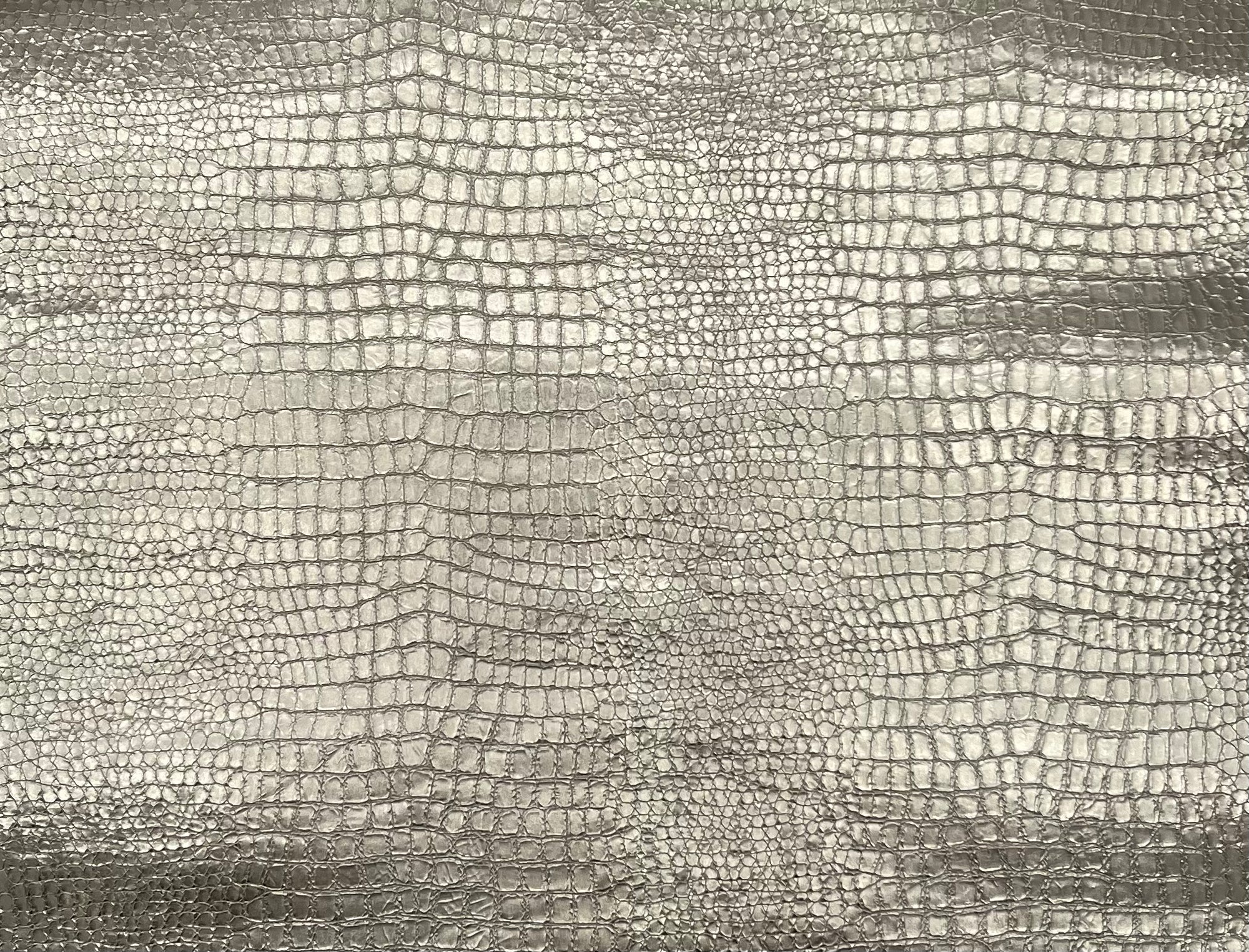 Cuir de chèvre laminée façon croco